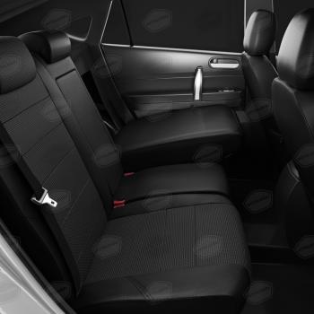 6 299 р. Авточехлы ГАЗель Next (3 высоких) экокожа-жаккард черные комплект AVTOLIDER AVTOLIDER gz30-0104-kk8  с доставкой в г. Пермь. Увеличить фотографию 6