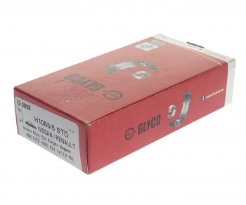 3 499 р. Вкладыши RENAULT Megane (03-) (1.5 DCI K9K) коренные (STD) комплект GLYCO GLYCO h10655std GLYCO h10655std  с доставкой в г. Пермь. Увеличить фотографию 3