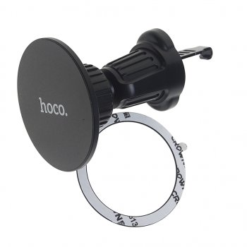 769 р. Держатель телефона на дефлектор магнитный HOCO HOCO h12 black HOCO h12 black  с доставкой в г. Пермь. Увеличить фотографию 1