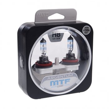 2 299 р. Лампа 12V H8 35W PGJ19-1 +130% бокс (2шт.) Argentum MTF MTF h3a1208  с доставкой в г. Пермь. Увеличить фотографию 1