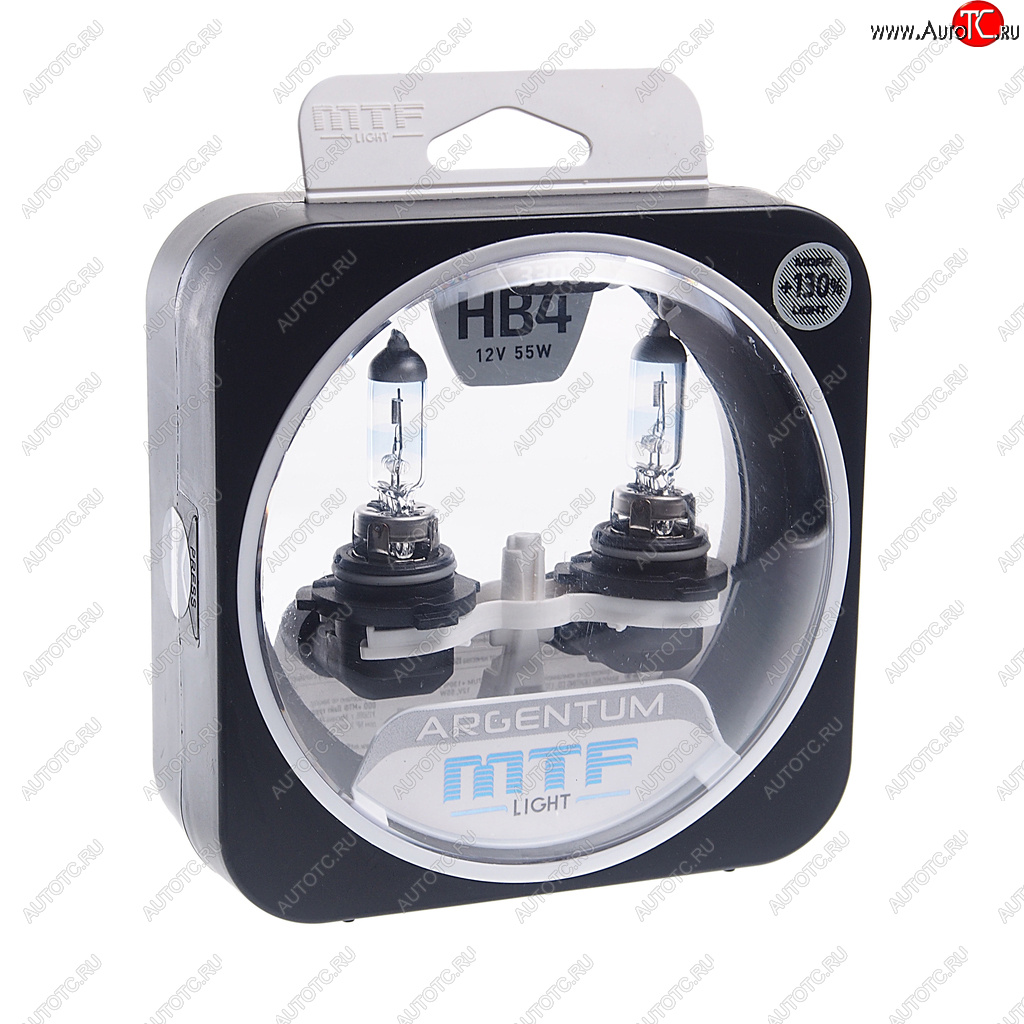 2 249 р. Лампа 12V HB4 55W P22d +130% бокс (2шт.) Argentum MTF MTF h3a12b4  с доставкой в г. Пермь
