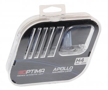 1 349 р. Лампа 12V H4 6055W P43t бокс (2шт.) Apollo OPTIMA OPTIMA haph4  с доставкой в г. Пермь. Увеличить фотографию 1