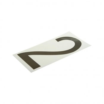 58 р. Наклейка-знак виниловая на дублирующие номера 2 33х17см AUTOSTICKERS AUTOSTICKERS хбл 2  с доставкой в г. Пермь. Увеличить фотографию 1