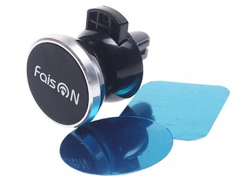 519 р. Держатель телефона на дефлектор магнитный FAISON FAISON hca3 blacksliver  с доставкой в г. Пермь. Увеличить фотографию 1
