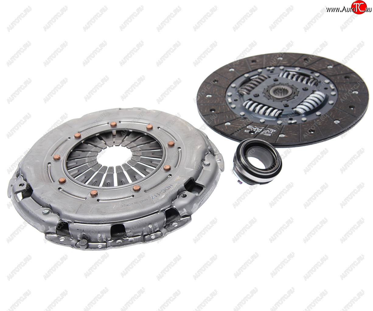 3 169 р. Сцепление HYUNDAI ix35 (10-) (1.7 D) KIA Ceed (09-) (1.6 D),Soul (08-) (1.6 D) комплект VALEO PHC VALEO PHC hdk-206  с доставкой в г. Пермь