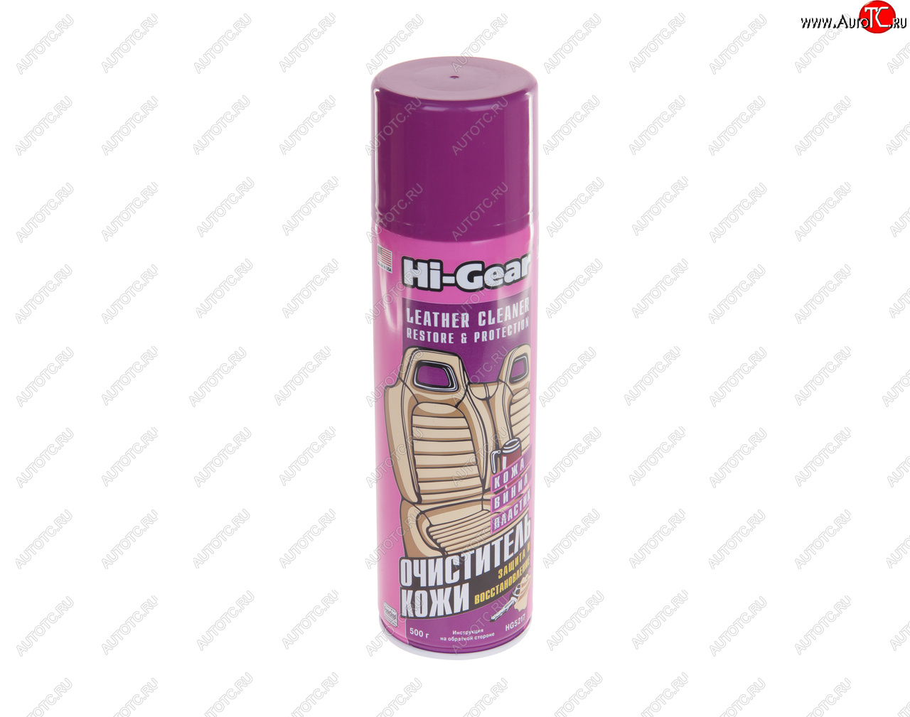 1 579 р. Очиститель кожи аэрозоль 496мл HI-GEAR HI-GEAR hg5217  с доставкой в г. Пермь