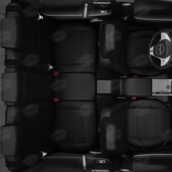 7 649 р. Авточехлы HAVAL F7 (19-) экокожа черные задняя спинка 40х60 задн.подлок.(молния) 5 подгол. AVTOLIDER AVTOLIDER hl40-0100-ec01  с доставкой в г. Пермь. Увеличить фотографию 8