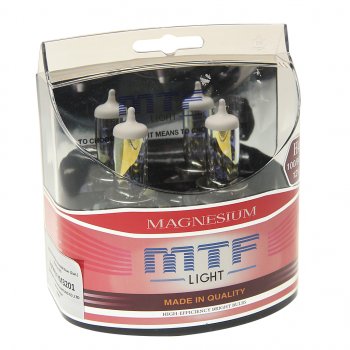 999 р. Лампа 12V H4 10090W P43t 4500K бокс (2шт.) Magnesium MTF MTF hm3201  с доставкой в г. Пермь. Увеличить фотографию 1