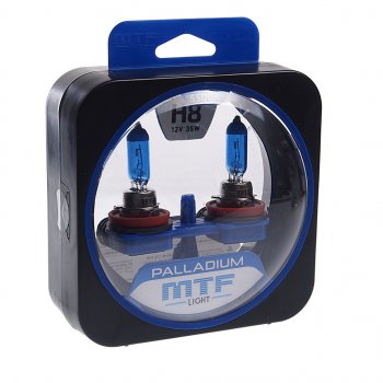 2 099 р. Лампа 12V H8 35W PGJ19-1 бокс (2шт.) Palladium MTF MTF hpa1208  с доставкой в г. Пермь. Увеличить фотографию 1
