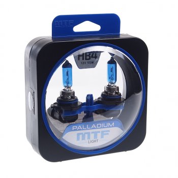 2 079 р. Лампа 12V HB4 55W P22d бокс (2шт.) Palladium MTF MTF hpa12b4  с доставкой в г. Пермь. Увеличить фотографию 1