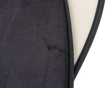 1 479 р. Накидка на сиденье мех искусственный без спинки черная 2шт. Antislip Seat PREMIER PREMIER hr10  с доставкой в г. Пермь. Увеличить фотографию 3