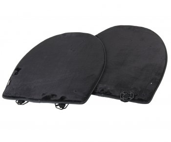 1 479 р. Накидка на сиденье мех искусственный без спинки черная 2шт. Antislip Seat PREMIER PREMIER hr10  с доставкой в г. Пермь. Увеличить фотографию 1