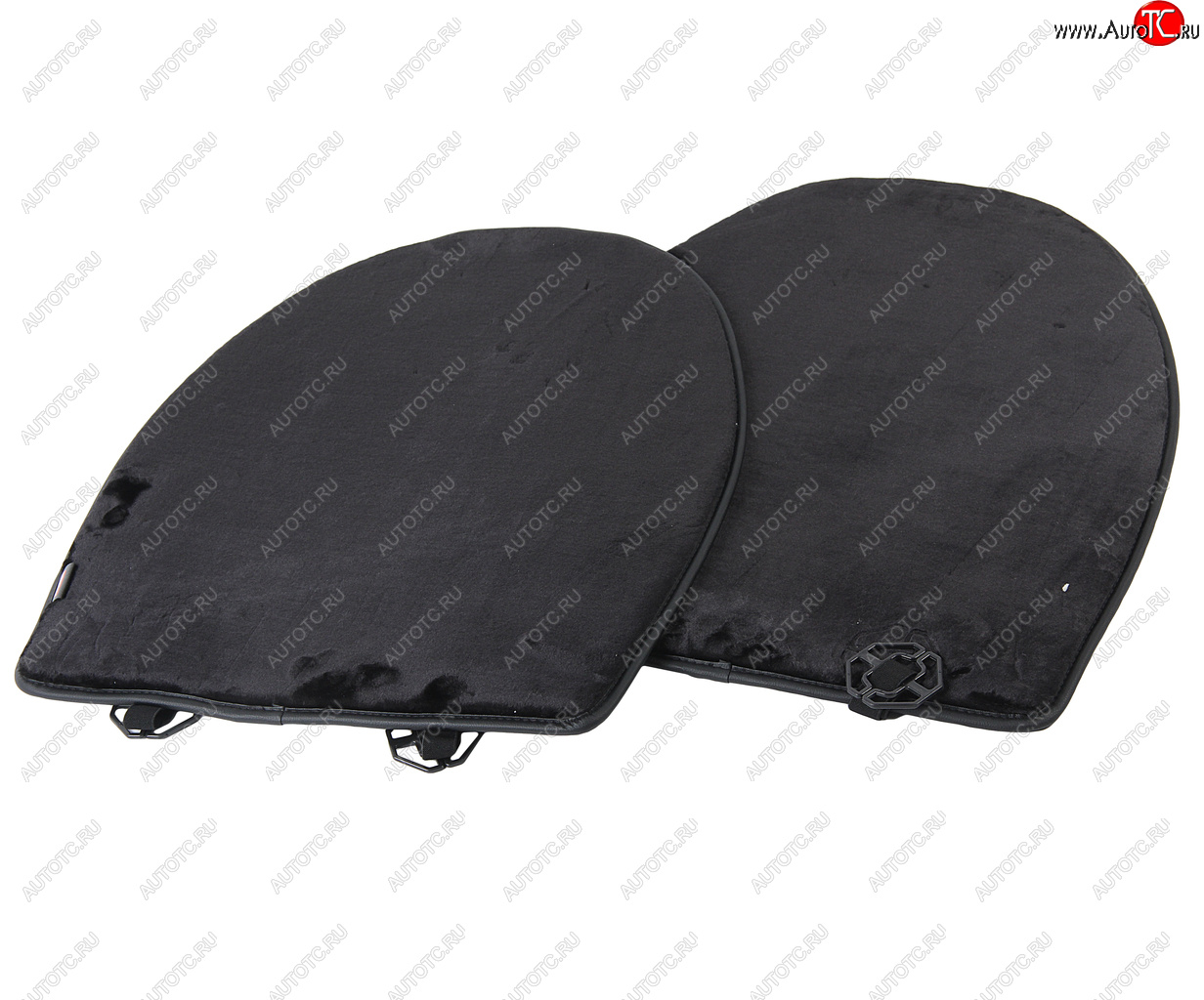 1 479 р. Накидка на сиденье мех искусственный без спинки черная 2шт. Antislip Seat PREMIER PREMIER hr10  с доставкой в г. Пермь