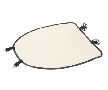 1 479 р. Накидка на сиденье мех искусственный без спинки серая 2шт. Antislip Seat PREMIER PREMIER hr14  с доставкой в г. Пермь. Увеличить фотографию 2