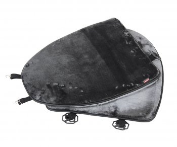 1 479 р. Накидка на сиденье мех искусственный без спинки серая 2шт. Antislip Seat PREMIER PREMIER hr14  с доставкой в г. Пермь. Увеличить фотографию 4
