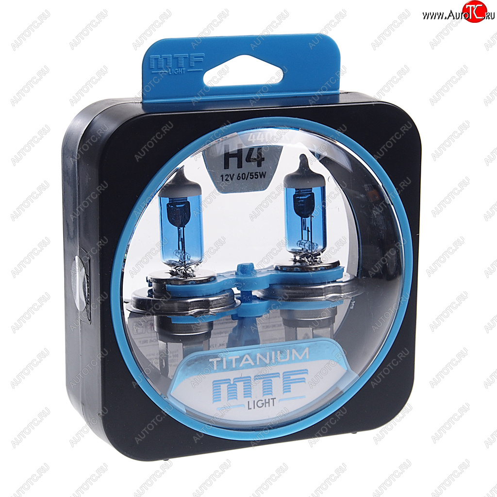 1 749 р. Лампа 12V H4 6055W P43t бокс (2шт.) Titanium MTF MTF htn1204  с доставкой в г. Пермь