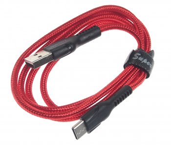 235 р. Кабель USB Type C 1м FAISON FAISON hu31 benay red  с доставкой в г. Пермь. Увеличить фотографию 1