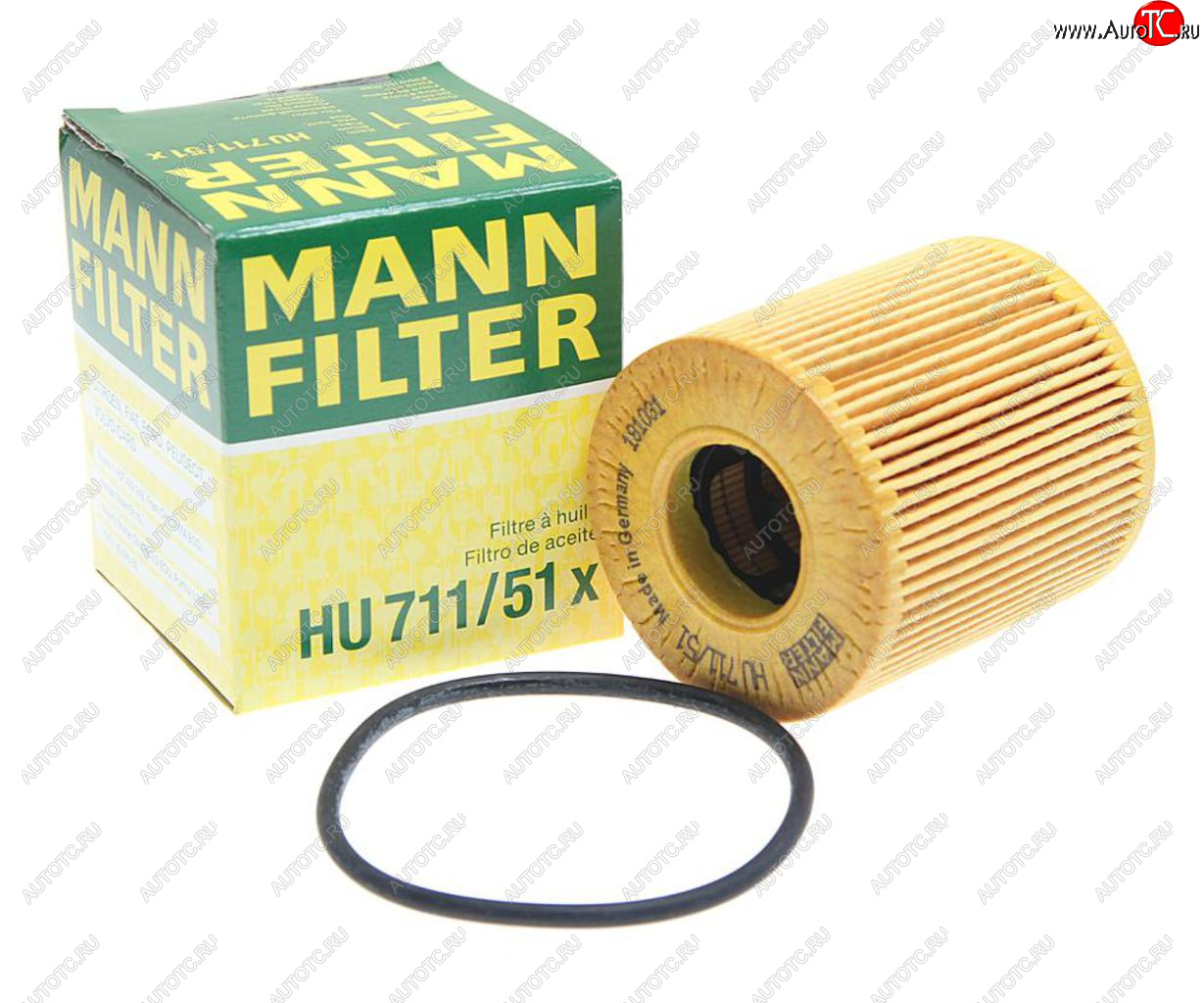 689 р. Фильтр масляный PEUGEOT Boxer CITROEN C2-C8,Jumper FIAT Ducato FORD Transit (06-),Mondeo MANN MANN hu71151x  с доставкой в г. Пермь