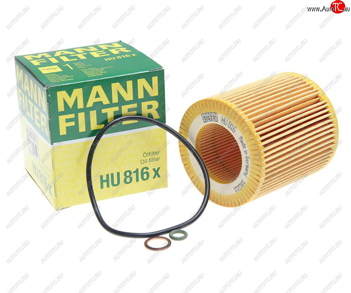 779 р. Фильтр масляный BMW 5 (E60),3 (E90),1 (E81),X3 (E83),X5 (E70),7 (E65),6 (E63) MANN MANN hu816x  с доставкой в г. Пермь