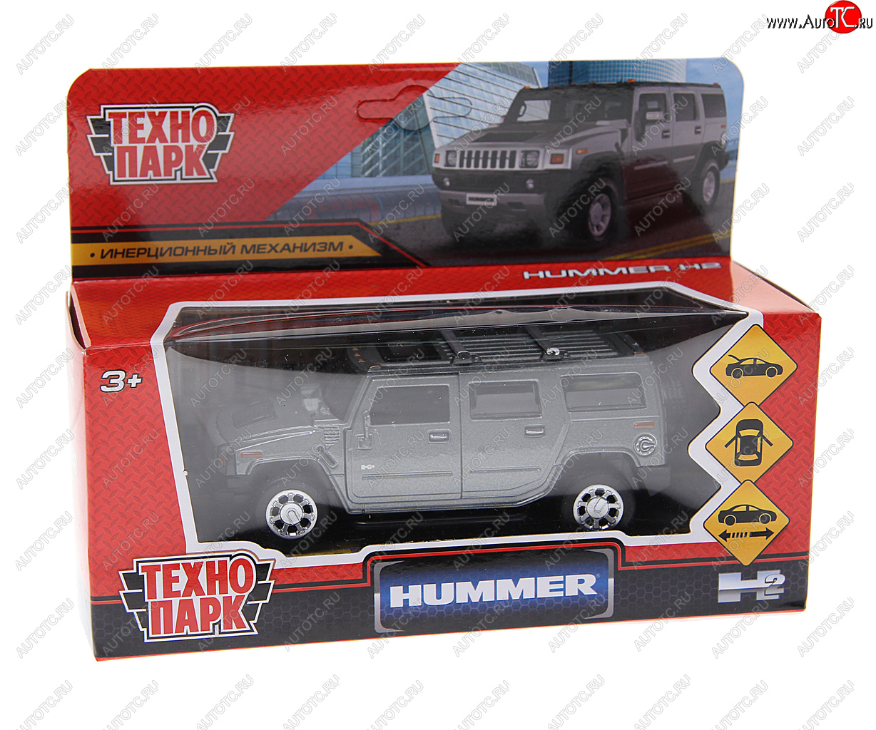 799 р. Модель автомобиля HUMMER H2 металлическая ТЕХНОПАРК ТЕХНОПАРК hum2-12srt-pk ТЕХНОПАРК hum2-12srt-pk  с доставкой в г. Пермь