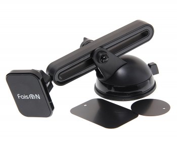 449 р. Держатель телефона универсальный магнитный FAISON FAISON h-xp029 black FAISON h-xp029 black  с доставкой в г. Пермь. Увеличить фотографию 1