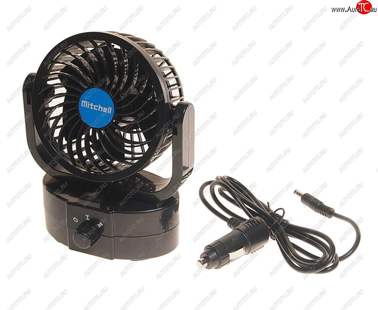 1 129 р. Вентилятор в салон 12V на платформе синий MITCHELL MITCHELL hx-t501 dc12v blue  с доставкой в г. Пермь