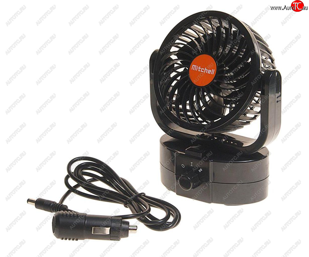 1 189 р. Вентилятор в салон 24V на платформе оранжевый MITCHELL MITCHELL hx-t502 dc24v orange  с доставкой в г. Пермь