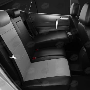 6 899 р. Авточехлы HYUNDAI Solaris (10-17) KIA Rio (11-17) седан экокожа черно-серые комплект AVTOLIDER AVTOLIDER hy15-0601-ec02  с доставкой в г. Пермь. Увеличить фотографию 6