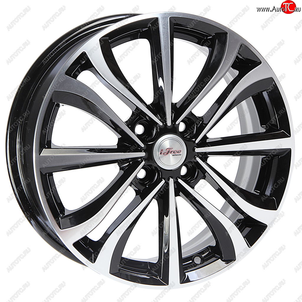 9 899 р. Диск колесный литой HYUNDAI Solaris KIA Rio R16 КС-938 Панган Блэк Джек K&K ifree 4х100 ет45 d-54,1  с доставкой в г. Пермь