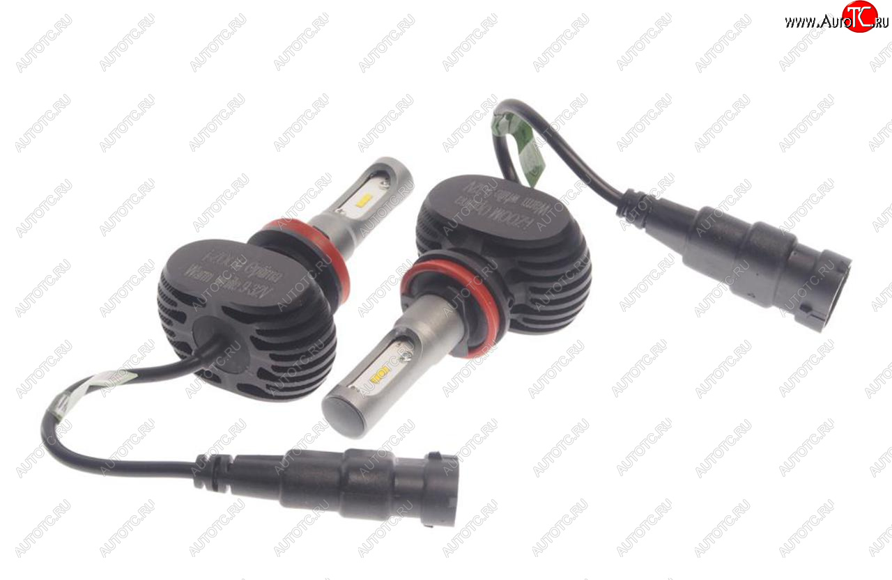 2 279 р. Лампа светодиодная 1224V H11 PGJ19-2 4300K (2шт.) I-Zoom OPTIMA OPTIMA i-h11-ww  с доставкой в г. Пермь