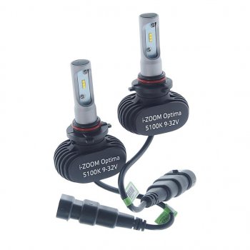 2 279 р. Лампа светодиодная 1224V HB3 P20d 5100K (2шт.) I-Zoom OPTIMA OPTIMA i-hb3  с доставкой в г. Пермь. Увеличить фотографию 1
