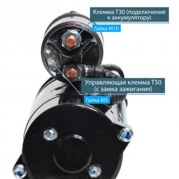 21 649 р. Стартер ЯМЗ-534,536 24В 4кВт ISKRAMOTOR ISKRAMOTOR ims102348  с доставкой в г. Пермь. Увеличить фотографию 2