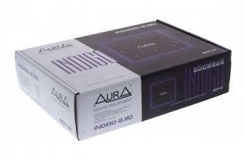 7 199 р. Усилитель автомобильный 2х80Вт AURA AURA indigo-2.80  с доставкой в г. Пермь. Увеличить фотографию 4