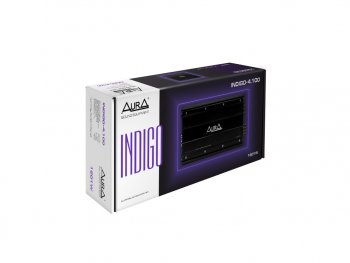 12 299 р. Усилитель автомобильный 4х100Вт AURA AURA indigo-4.100  с доставкой в г. Пермь. Увеличить фотографию 2