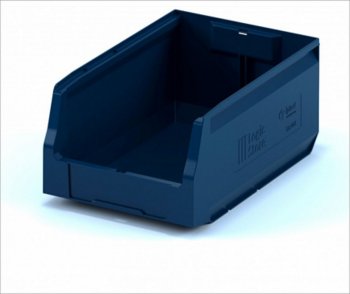 359 р. Лоток складской 350х225х150мм синий IPLAST IPLAST ip-272205  с доставкой в г. Пермь. Увеличить фотографию 2