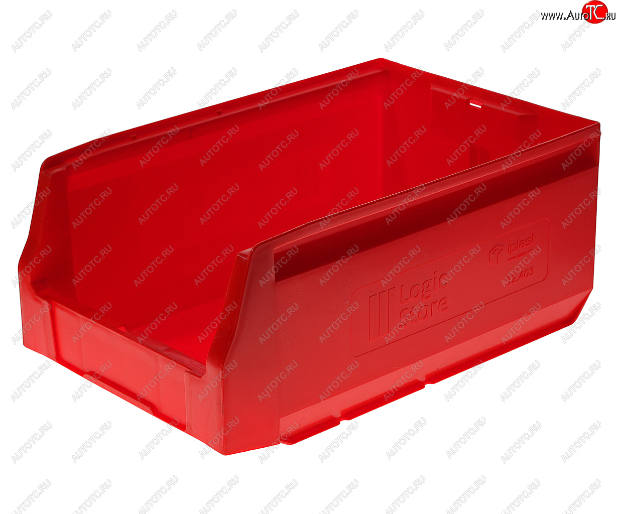 419 р. Лоток складской 350х225х150мм красный IPLAST IPLAST ip-378732  с доставкой в г. Пермь