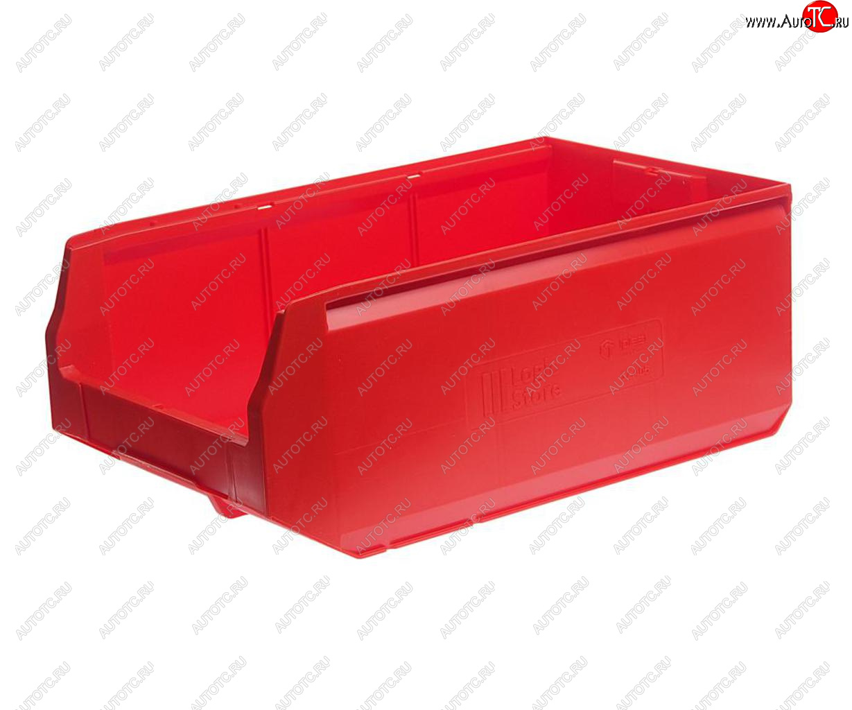 649 р. Лоток складской 500х300х200мм красный IPLAST IPLAST ip-378740  с доставкой в г. Пермь
