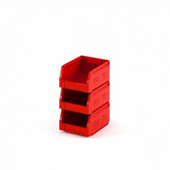399 р. Лоток складской 300х225х150мм красный IPLAST IPLAST ip-378747  с доставкой в г. Пермь. Увеличить фотографию 3