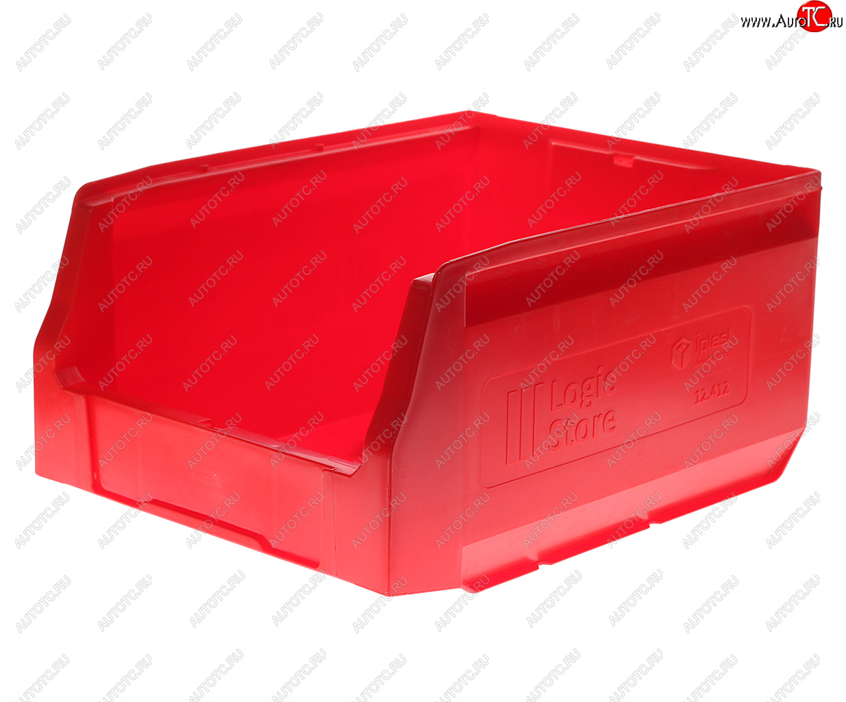 399 р. Лоток складской 300х225х150мм красный IPLAST IPLAST ip-378747  с доставкой в г. Пермь