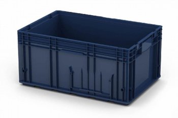 1 439 р. Ящик полимерный многооборотный 594х396х280мм синий IPLAST IPLAST ip-378844 IPLAST ip-378844  с доставкой в г. Пермь. Увеличить фотографию 2