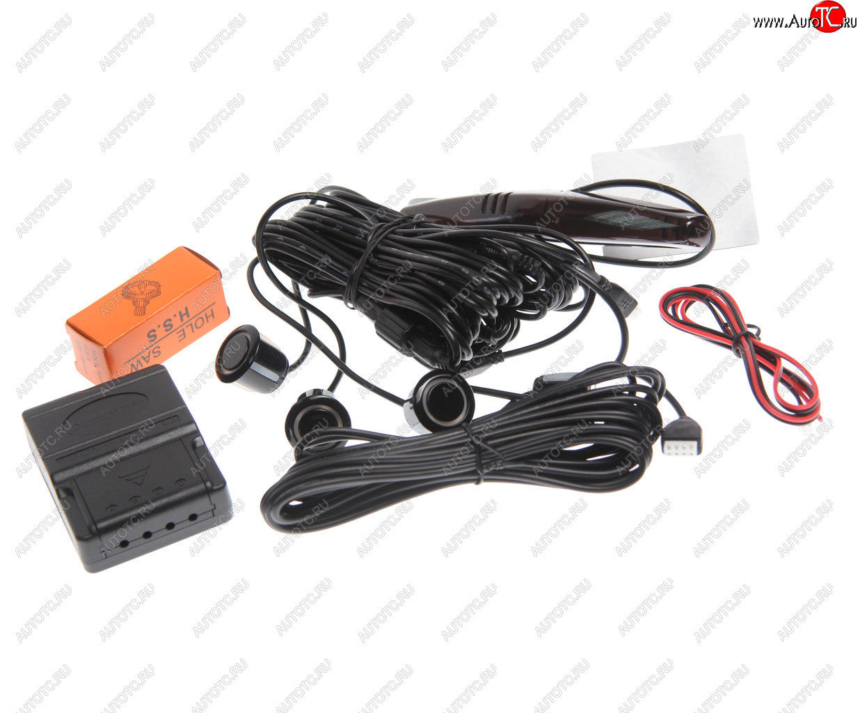 2 299 р. Датчик парковки d=19мм INTERPOWER INTERPOWER ip-415 (19mm) (4 датчика) black  с доставкой в г. Пермь
