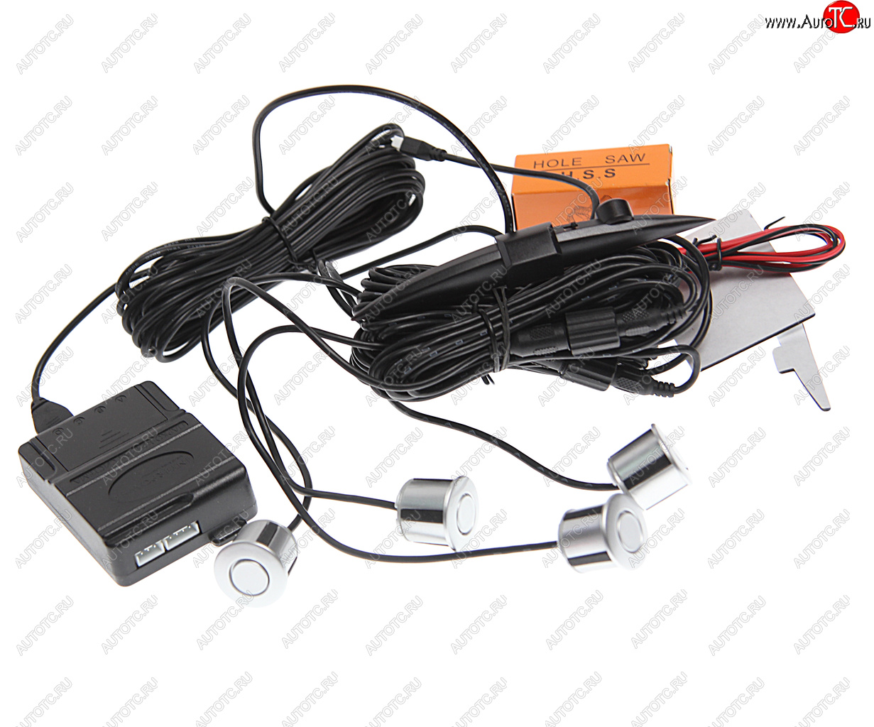 2 379 р. Датчик парковки d=21мм INTERPOWER INTERPOWER ip-422 silver  с доставкой в г. Пермь