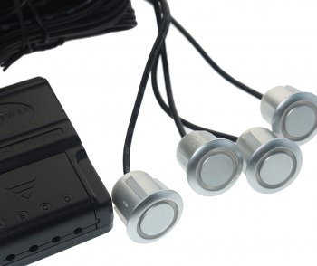 2 579 р. Датчик парковки d=19мм INTERPOWER INTERPOWER ip-430 silver  с доставкой в г. Пермь. Увеличить фотографию 2
