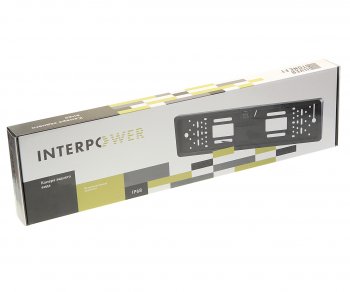 3 499 р. Камера заднего вида автомобильная в рамке знака номерного INTERPOWER INTERPOWER ip-616hd  с доставкой в г. Пермь. Увеличить фотографию 3