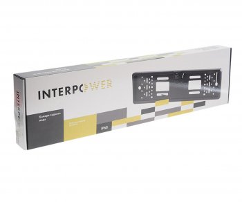 3 099 р. Камера заднего вида автомобильная в рамке знака номерного INTERPOWER INTERPOWER ip-616ir  с доставкой в г. Пермь. Увеличить фотографию 4