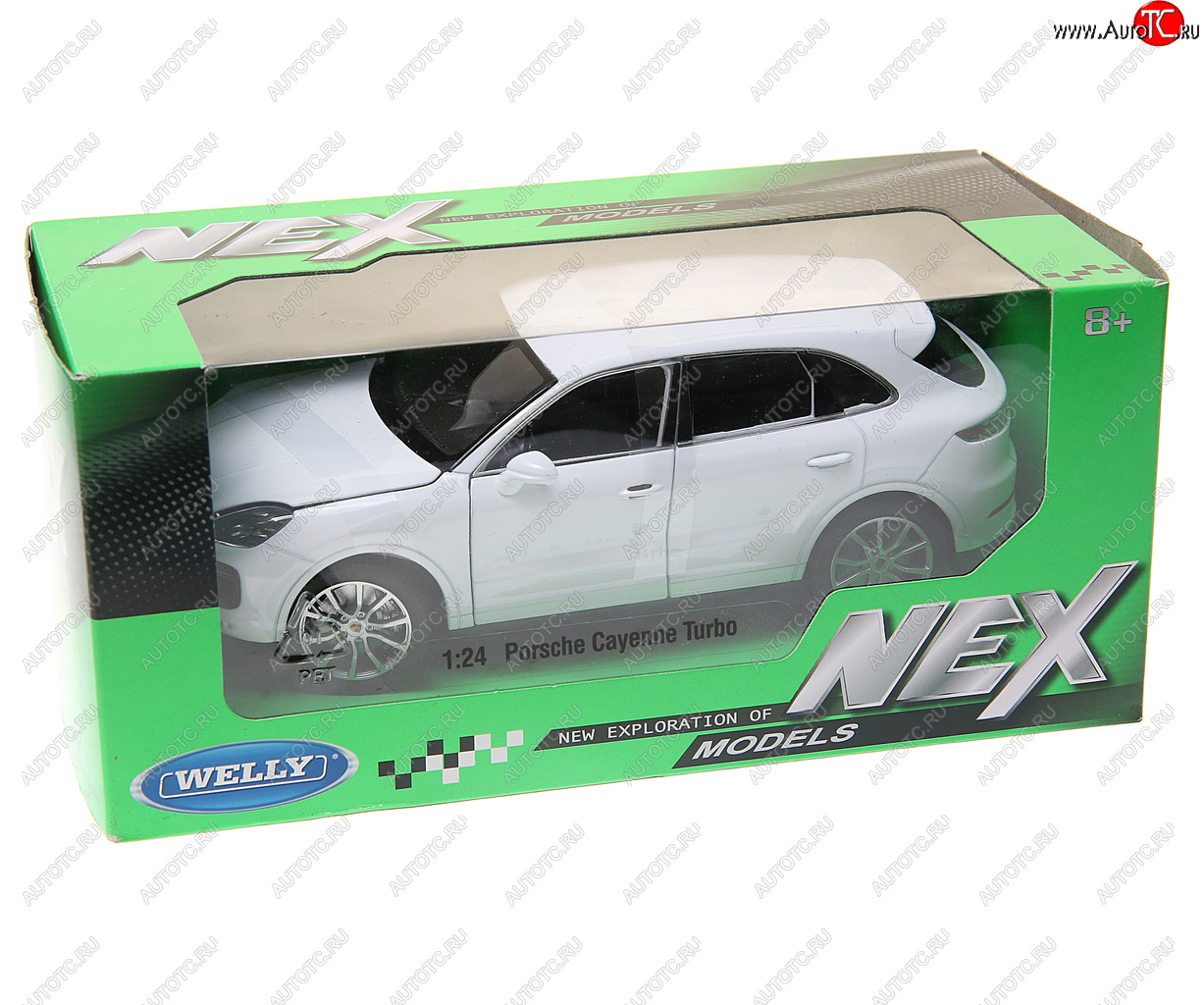 2 699 р. Модель автомобиля PORSCHE Cayenne Turbo металлическая (1:24) WELLY WELLY item no.24092w  с доставкой в г. Пермь