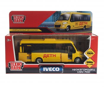 1 299 р. Модель автомобиля IVECO Нижегородец металлическая ТЕХНОПАРК ТЕХНОПАРК iveco-daily-15chi-ye ТЕХНОПАРК iveco-daily-15chi-ye  с доставкой в г. Пермь. Увеличить фотографию 1