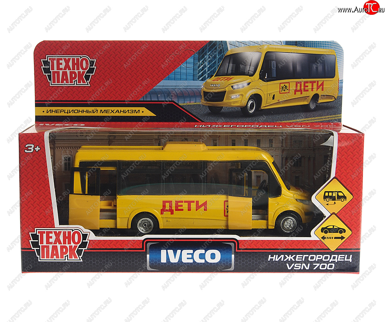 1 299 р. Модель автомобиля IVECO Нижегородец металлическая ТЕХНОПАРК ТЕХНОПАРК iveco-daily-15chi-ye ТЕХНОПАРК iveco-daily-15chi-ye  с доставкой в г. Пермь