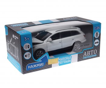 3 459 р. Модель автомобиля AUDI Q7 металлическая (1:24) АВТОПАНОРАМА АВТОПАНОРАМА jb1200118jb1251130  с доставкой в г. Пермь. Увеличить фотографию 1
