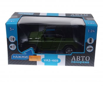 3 099 р. Модель автомобиля УАЗ-469 металлическая (1:24) АВТОПАНОРАМА АВТОПАНОРАМА jb1200214jb1251159jb1251160 АВТОПАНОРАМА jb1200214jb1251159jb1251160  с доставкой в г. Пермь. Увеличить фотографию 2